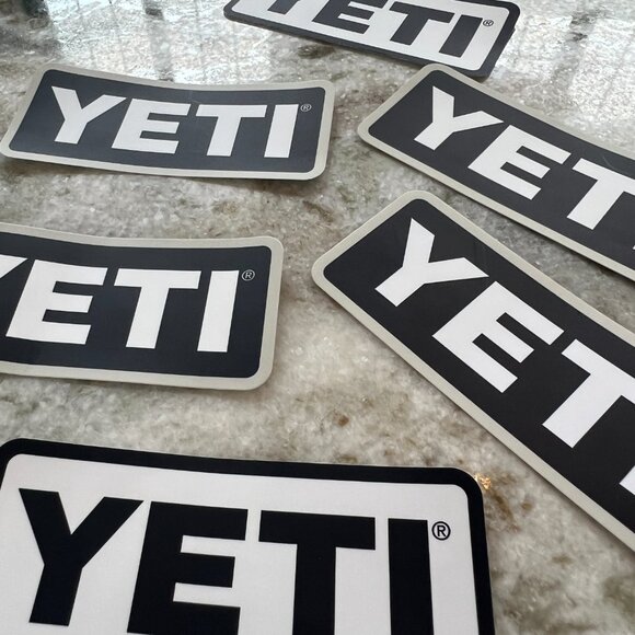 Authentic Yeti Stickers 6 Pack Bundle - Picture 3 of 3